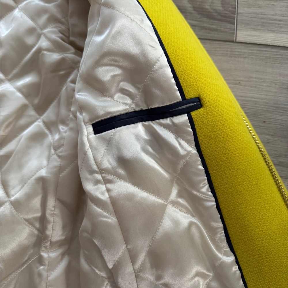 J. Crew Lodge Yellow Wool Coat - Picture 6 of 7